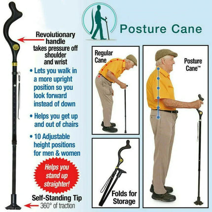 Walking Canes for Seniors, Adjustable Walking Cane with Ergonomic Handle - image 8