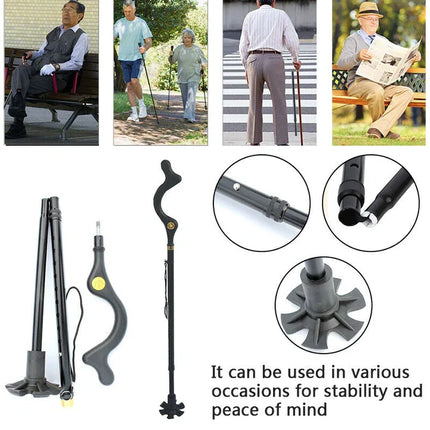 Walking Canes for Seniors, Lightweight Aluminum Walking Stick for Balance