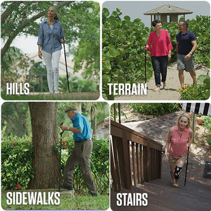 Walking Canes for Seniors, Adjustable Walking Cane with Ergonomic Handle - image 10
