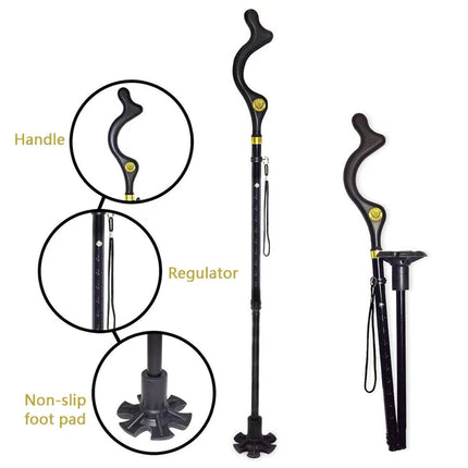 Walking Canes for Seniors, Adjustable Walking Cane with Ergonomic Handle - image 6