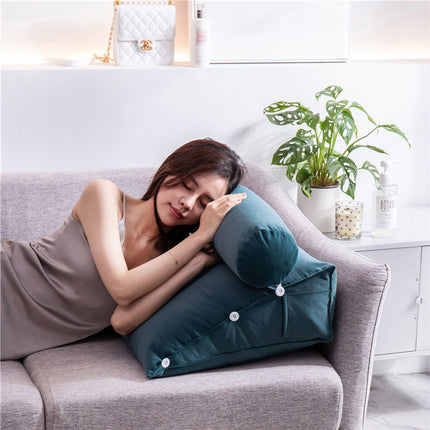 Bed Wedge Pillow for Back Pain, Reading Pillow for Sitting Up in Bed