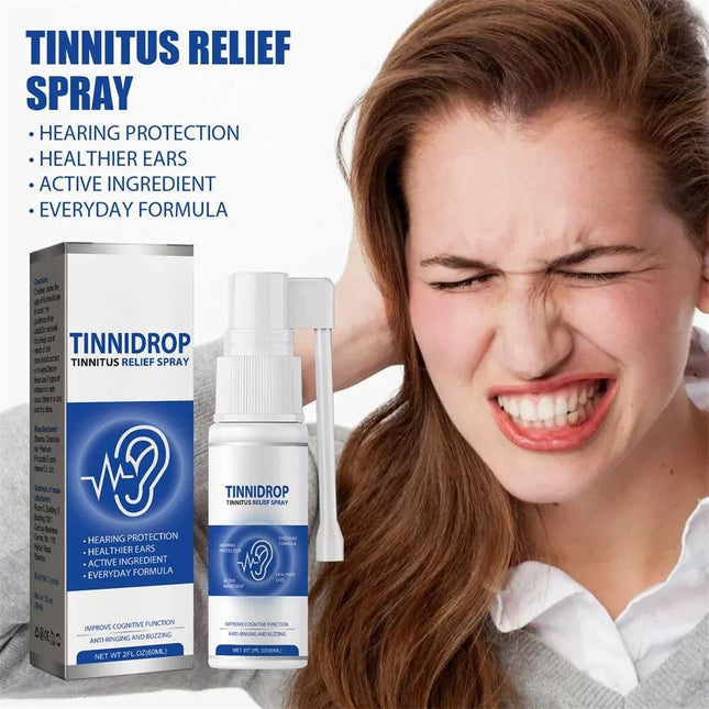 Ear Drops for Tinnitus 2 Pack, Ringing in Ears Drops with Ginkgo and Mullein