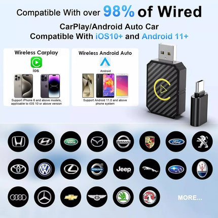 Wireless CarPlay Adapter for iPhone, Wireless Android Auto Adapter – image 11