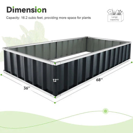 Raised Garden Beds Outdoor, Metal Raised Garden Bed for Vegetables – image 4