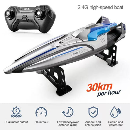 RC Boat for Adults and Kids, Remote Control Boat with Dual Motors and LED Lights – image 10