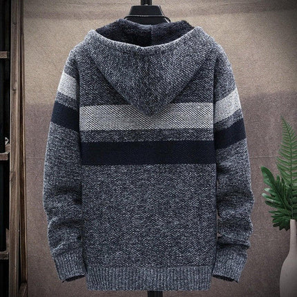 Knit Sweater Cardigan, Zip Up Fall Sweater – image 7
