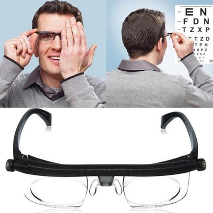 Adjustable Focus Glasses for Mild Myopia and Hyperopia, Anti Scratch Glasses with Dial for Women and Men – image 6