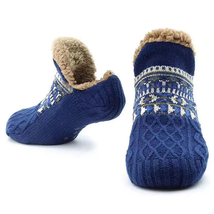 Christmas Socks for Women and Men, Non Slip Warm Grip Socks for Home – image 11