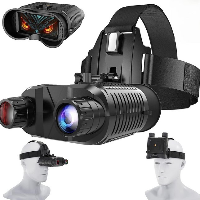 Night Vision Binoculars with Camera, Night Vision Goggles, Hunting Binoculars with Infrared, Night Vision Device