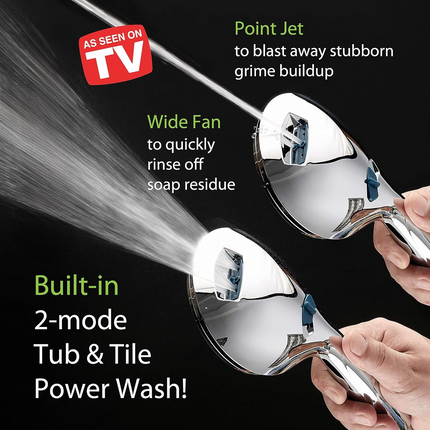 Handheld Shower Head with Hose, Adjustable Showerhead with 8 Settings – image 8