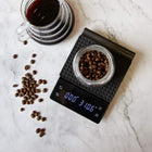Digital Kitchen Scale with Timer, Coffee Scale with Timer and Tare for Pour Over, Digital Gram Scale with Silicone Pad