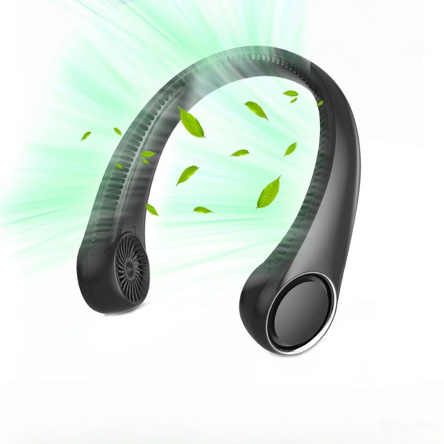Neck Fans for Women and Men, Portable Neck Fan with 3 Speeds, Hands Free Bladeless Fan for Travel and Outdoor