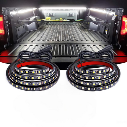LED Light Strip for Truck Bed 60 Inch 3 Pack, Truck Bed Lights 12V 5050 SMD LED Strip with Switch, Automotive LED Strip