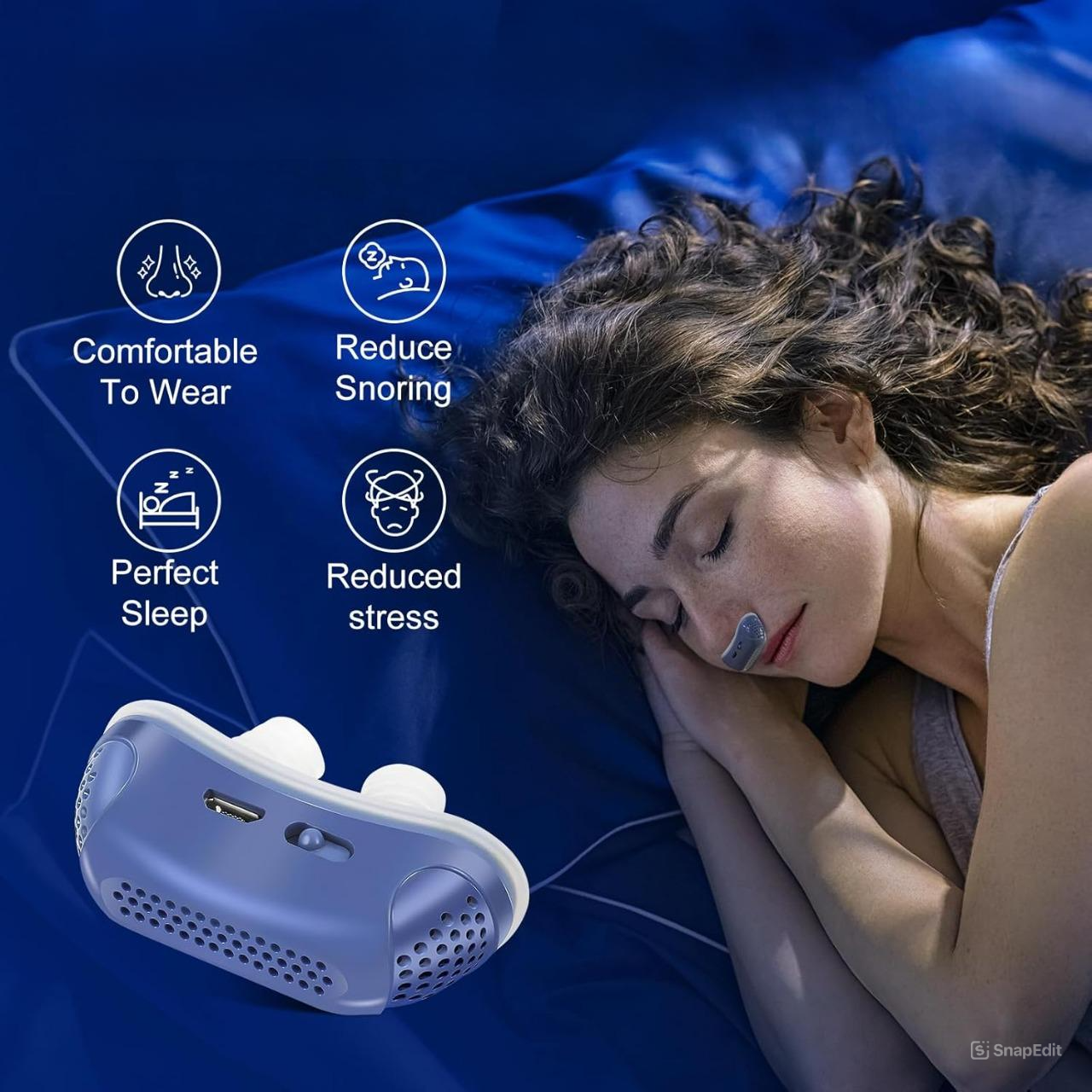 Tuzwa Anti-Snoring Nasal Device – Compact ABS & Silicone Sleep Aid, Lightweight Travel Snoring Accessory