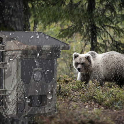 Trail Camera, Solar Powered Camera with Night Vision