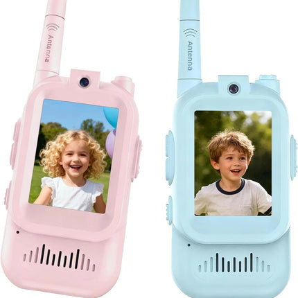 Video Walkie Talkie for Kids, 2 Inch Screen and Rechargeable Battery