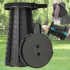 Lightweight Stool Telescopic, Folding Stool with Adjustable Height, Collapsible Stool Portable for Fishing and Camping