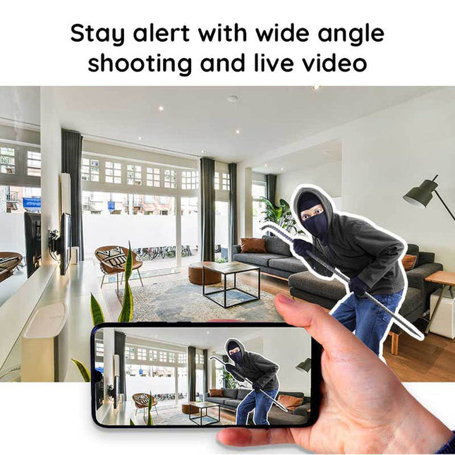 Home Security Camera, Mini Camera WiFi HD 1080P with Night Vision