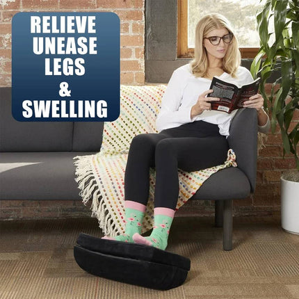 Under Desk Foot Rest, Memory Foam Foot Cushion with Washable Cover – image 8