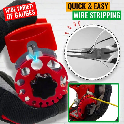 Wire Strippers and Copper Cable Stripper, Handheld Wire Stripper Tool with 10 Blades for Scrap Copper Wire – image 5