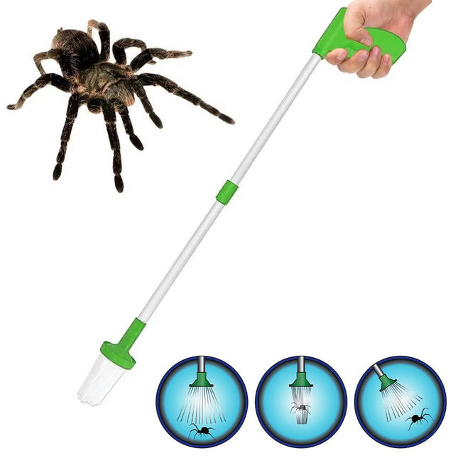 Stink Bug Catcher with 33 Inch Foldable Handle, Humane Bug Catcher for Spiders and Scorpions, Spider Catcher Tool