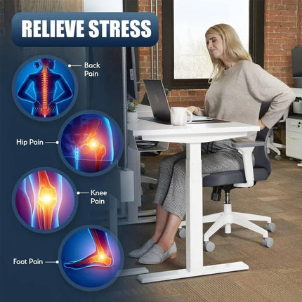 Under Desk Foot Rest, Memory Foam Foot Cushion with Washable Cover – image 4