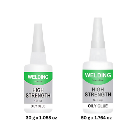 Welding High Strength Oily Glue, Clear Waterproof Instant Adhesive for Metal, Glass, Ceramic Tiles, Wood, Rubber and Acrylic