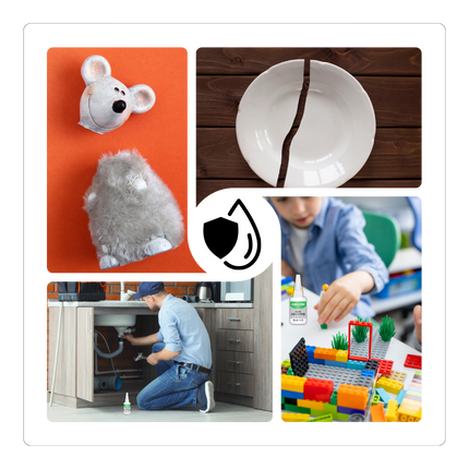 Welding High Strength Oily Glue, Clear Waterproof Instant Adhesive for Metal, Glass, Ceramic Tiles, Wood, Rubber and Acrylic