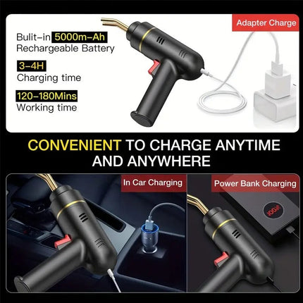 Plastic Welder Gun for Cars, Bumper Repair Kit with 200W Hot Stapler – image 8