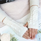 Knit Fingerless Gloves, Warm Gloves for Women in Cold Weather – image 9