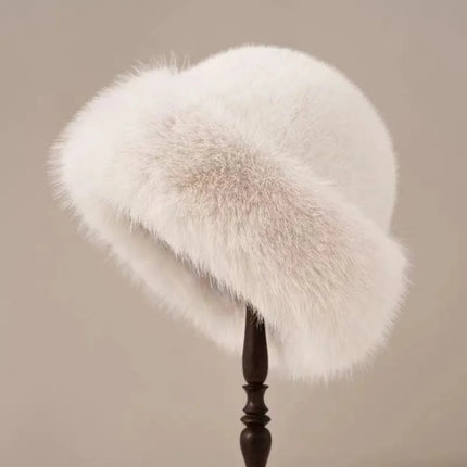Bucket Hat for Women, Faux Fur Bucket Hats for Women – image 8