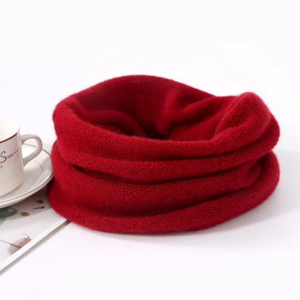 Merino Wool Scarf for Women, Wool Neck Gaiter for Cold Weather – image 12