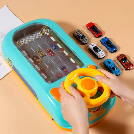Car Race Track Toys for Kids, Toy Steering Wheel – image 4